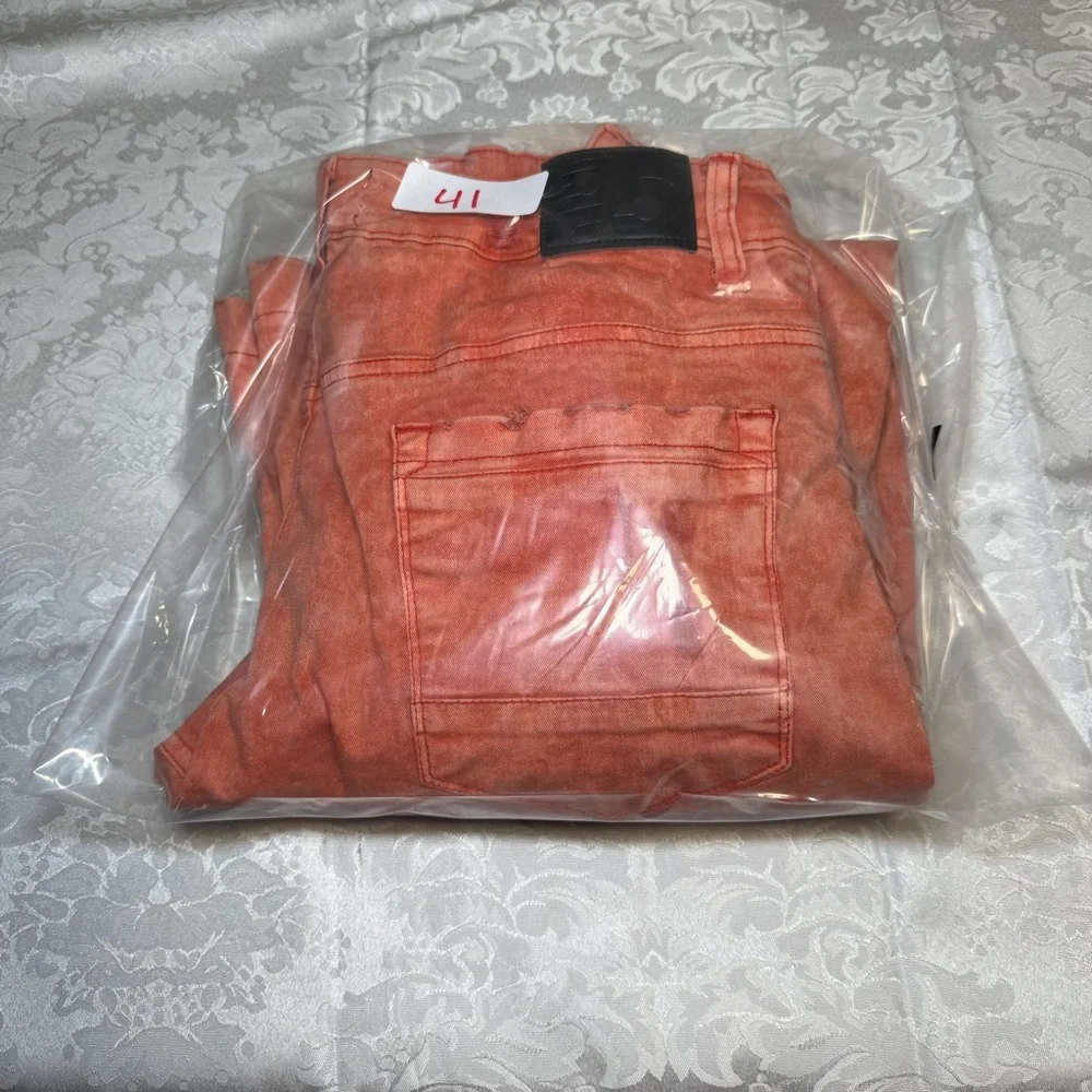 Men's Trendy Orange Cargo Pants